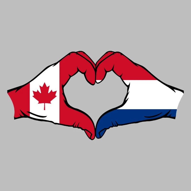 Canada Holland heart shape with hands