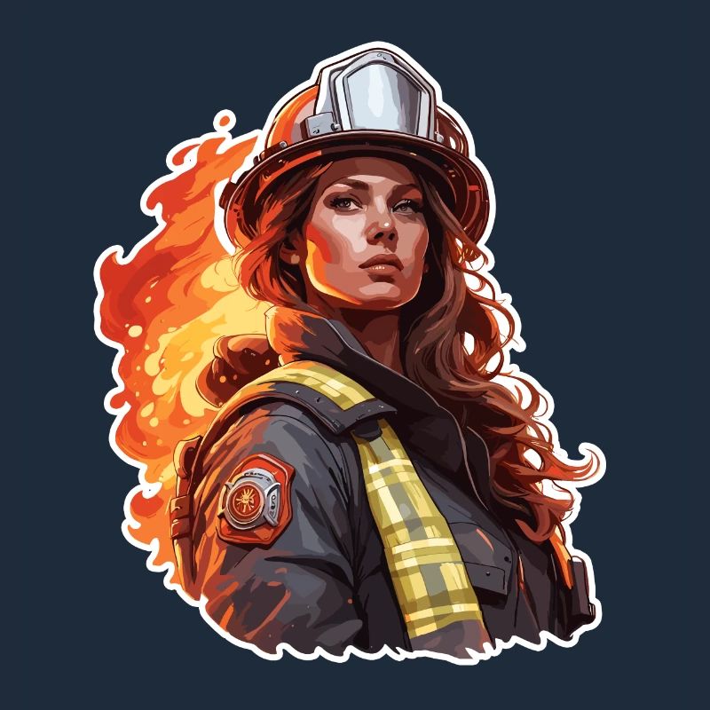 Firefighter / Fire / Fire / Extinguish / Heroine