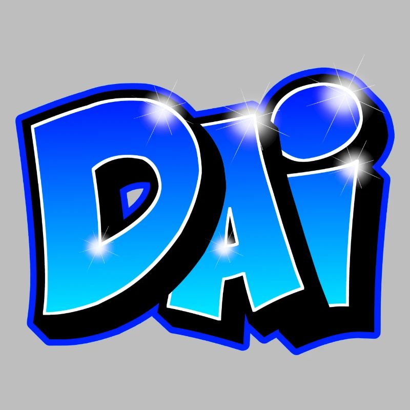 Graffiti "DAI" imprimable sur tout support