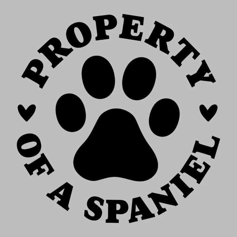 Eigentum eines Spaniels