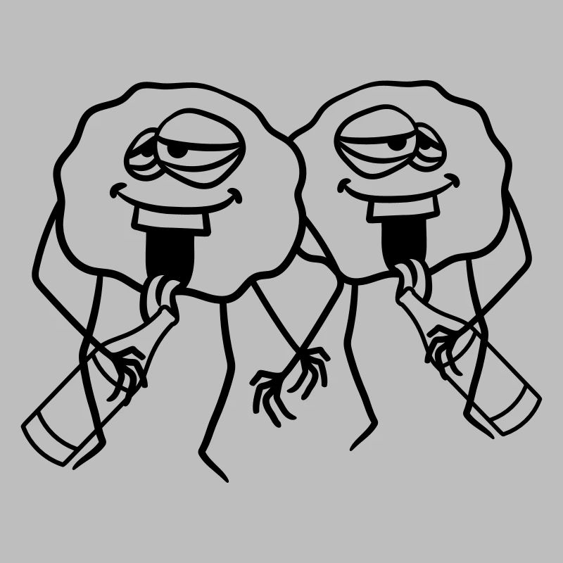 2 friends team couple drinking drinking thirst bottle b