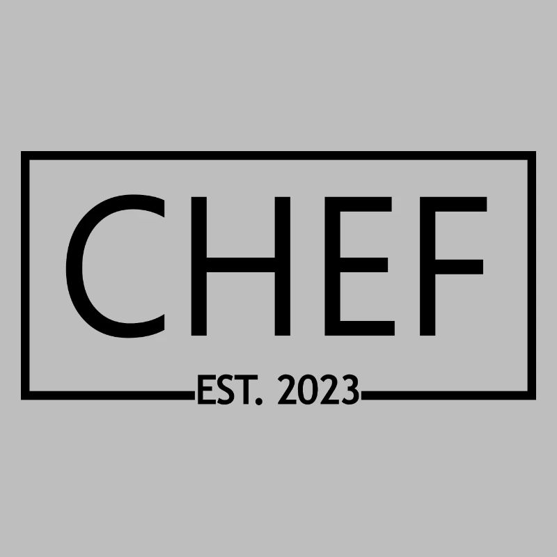 Chef Est. 2023 Graduated Chef Culinary Art Student