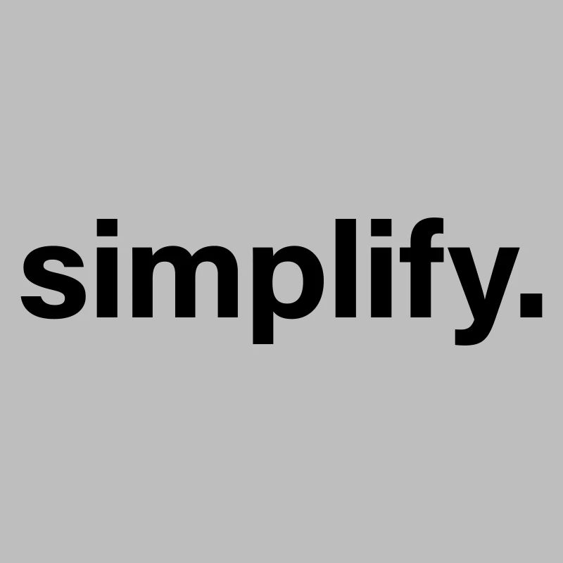simplify