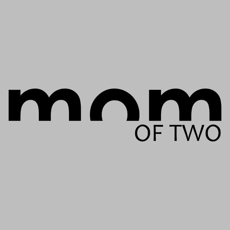 MAMAN - MUTTER von zwei Kindern
