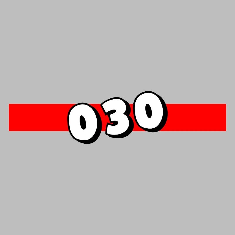 030 - Null Drei Null - Berlin - Area Code - Phone