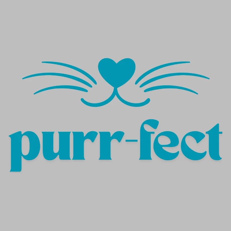 Purr-Fect / Cats T Shirt with Cute Purrs