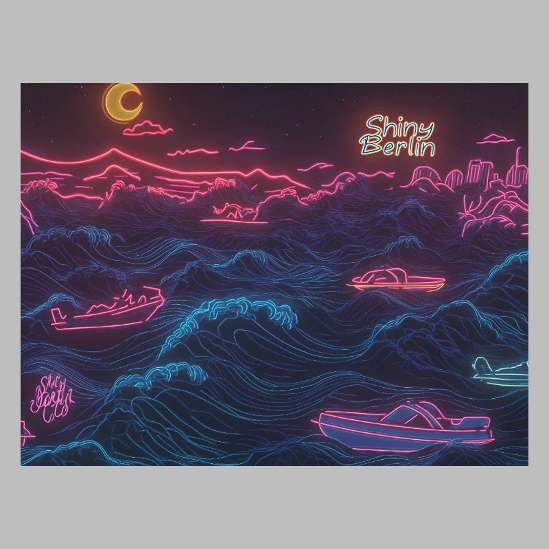 Neon waves
