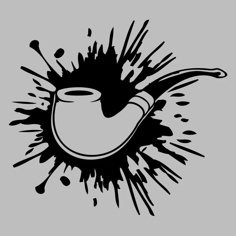 Éclaboussure de fumée de pipe à tabac de couleur