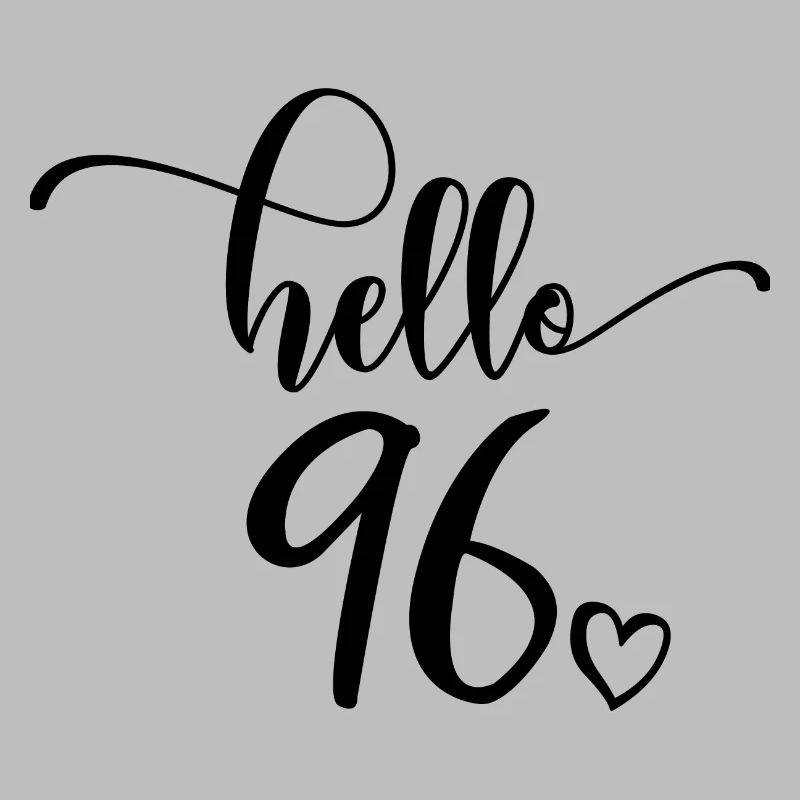 Hello 96 - Mignon cadeau de 96e anniversaire, 96 ans