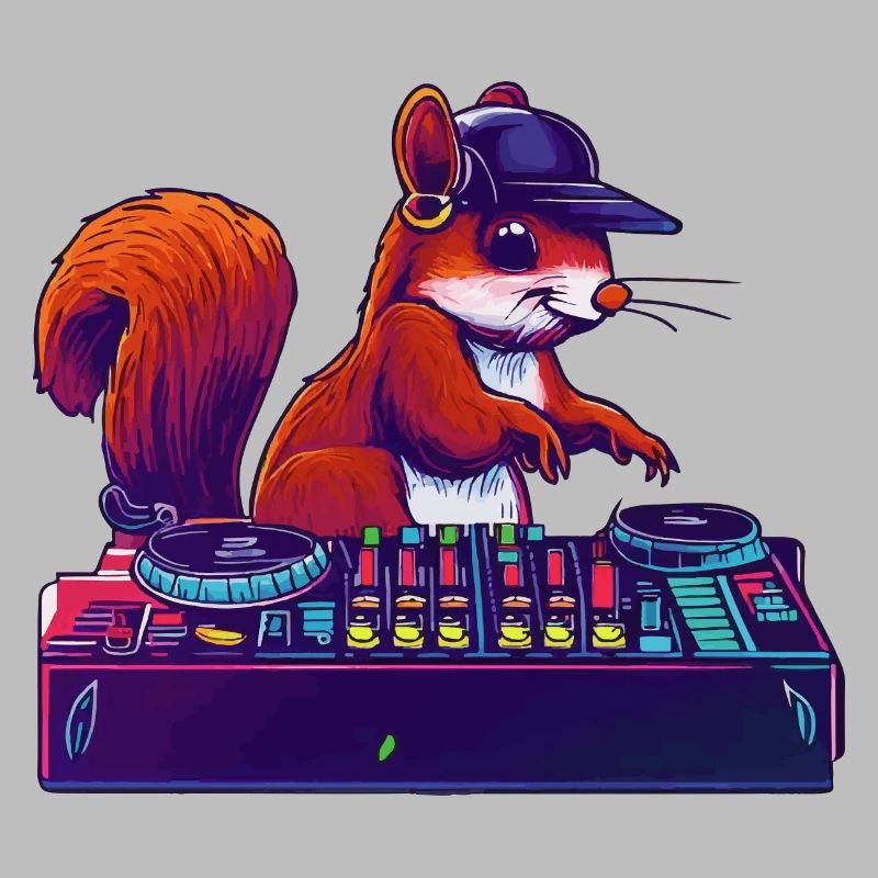 Eichhörnchen DJ Geschenkidee