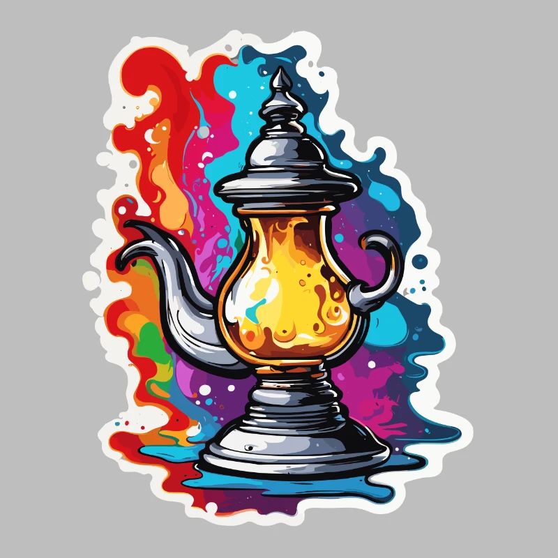 Magic Lamp / Wishes /Orient / Miracle / Genius