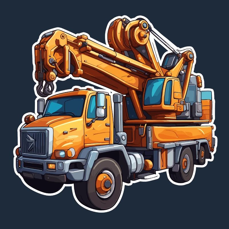 Crane / construction site / winch / crane system