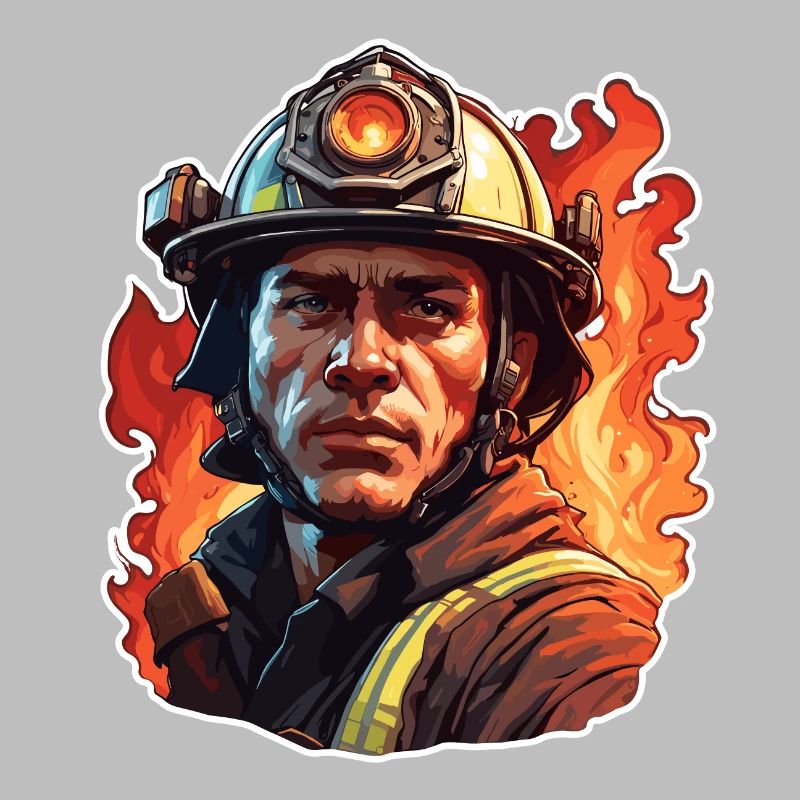 Firefighter / Fire / Fire / Extinguish / Hero