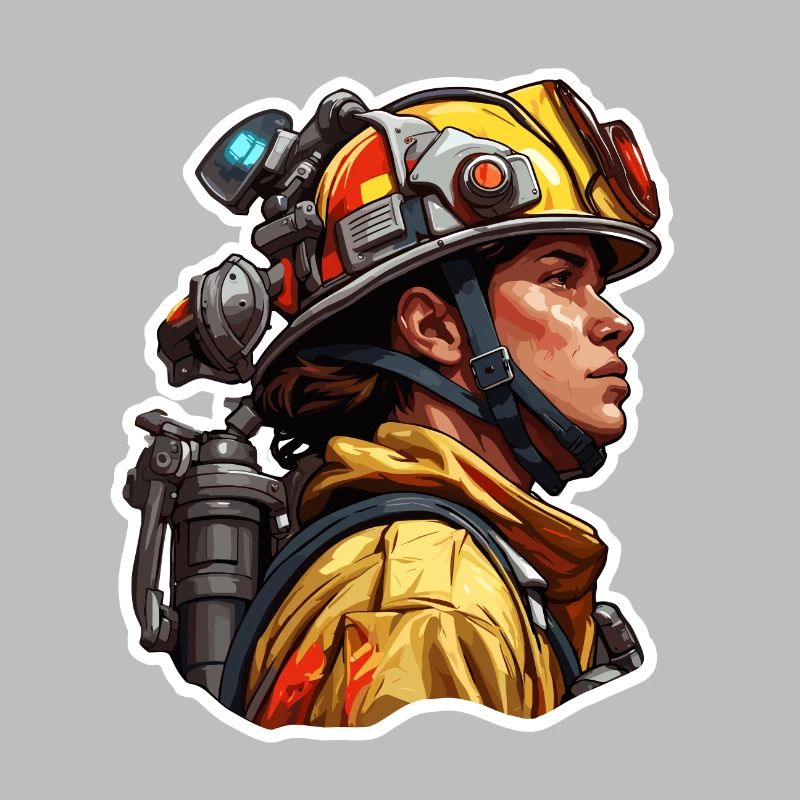 Firefighter / Fire / Fire / Extinguish / Heroine