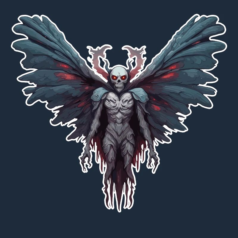 Mothman / Moth / Insect / Mythical Creature / Flutter
