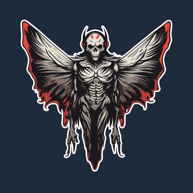 Mothman / Moth / Insect / Mythical Creature / Flutter