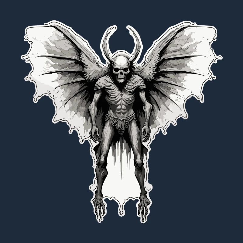 Mothman / Moth / Insect / Mythical Creature / Flutter