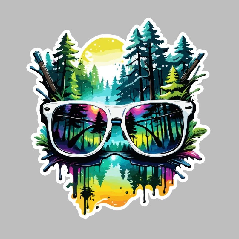 Lunettes de soleil / Reflection / Forest / Reflection