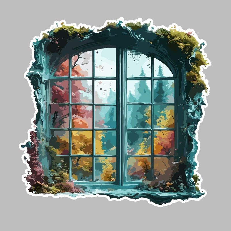Window in the Forest / Trees / View / Wilderness