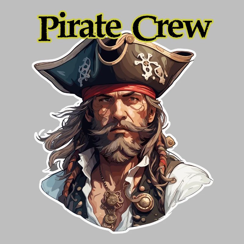 Pirate / Ahoy / Anchor / Captain / Skull / Rum