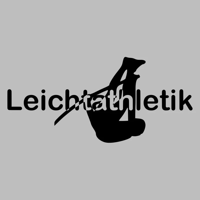 Athletics Pole Vault Font in the middle