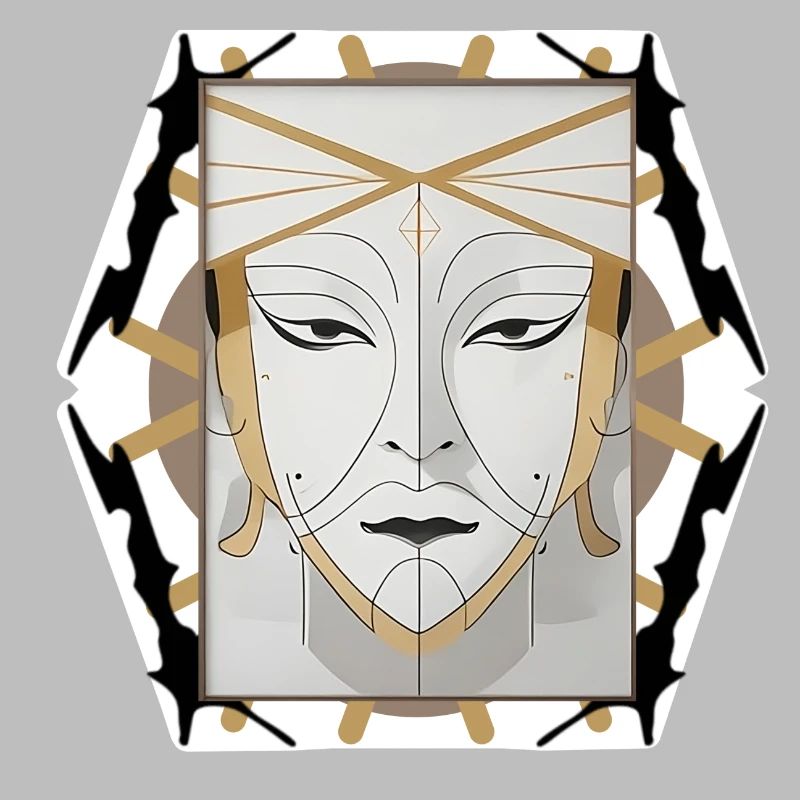 Boho-style face