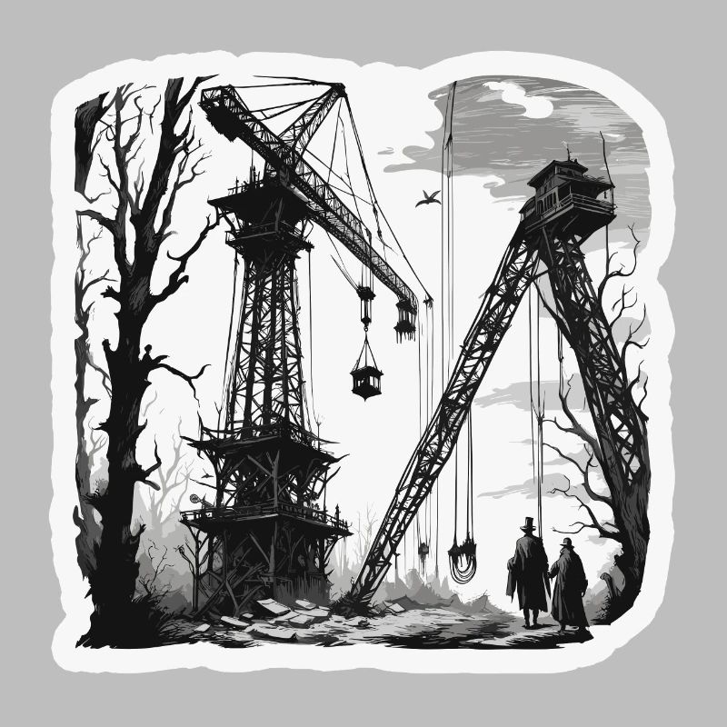 Crane / construction site / winch / crane system