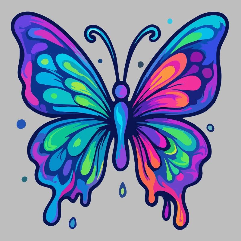 Regenbogen Schmetterling