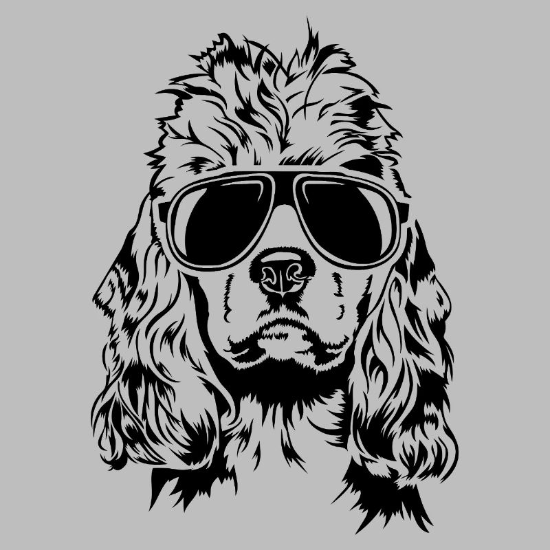 Cocker Américain Spaniel cool Portrait Wilsigns