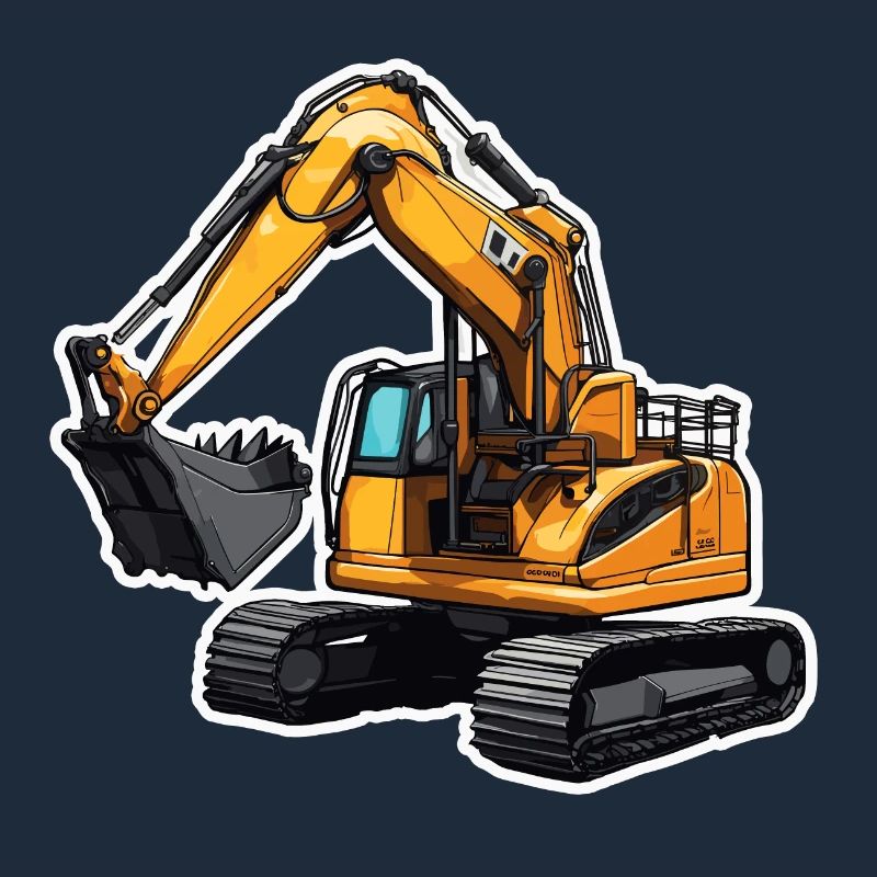 Excavator / construction site / machine /digging / shovel