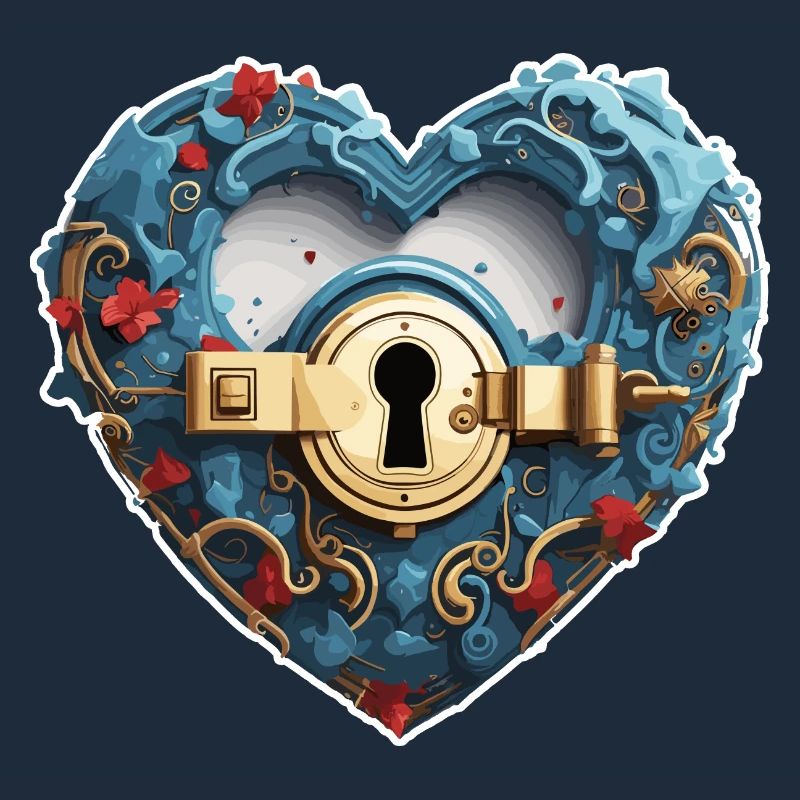 Shoulder Lock / Key / Heart Lock / Motif