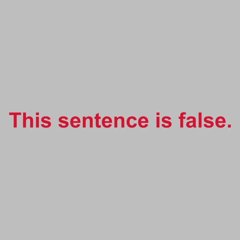 This Sentence Is False