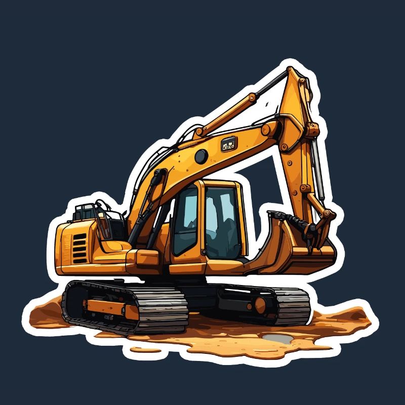 Excavator / construction site / machine /digging / shovel