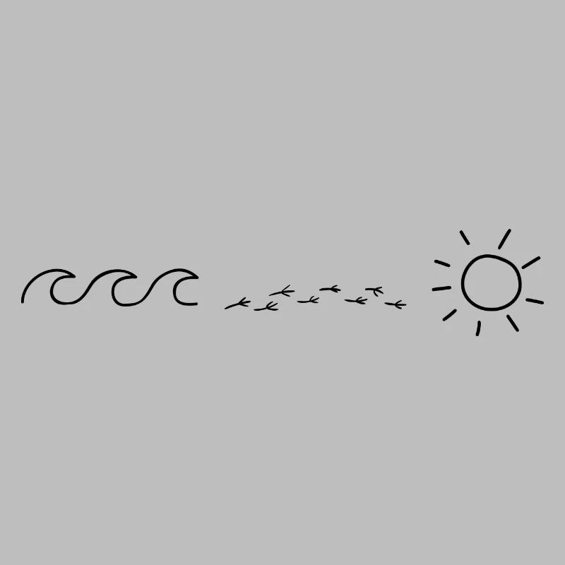 Soleil, eau, oiseaux