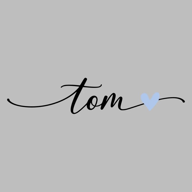 Tom Name Calligraphy Font