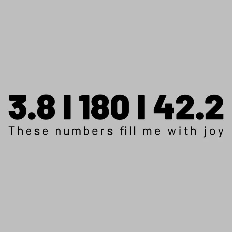 TRIATHLON this numbers fill me with joy