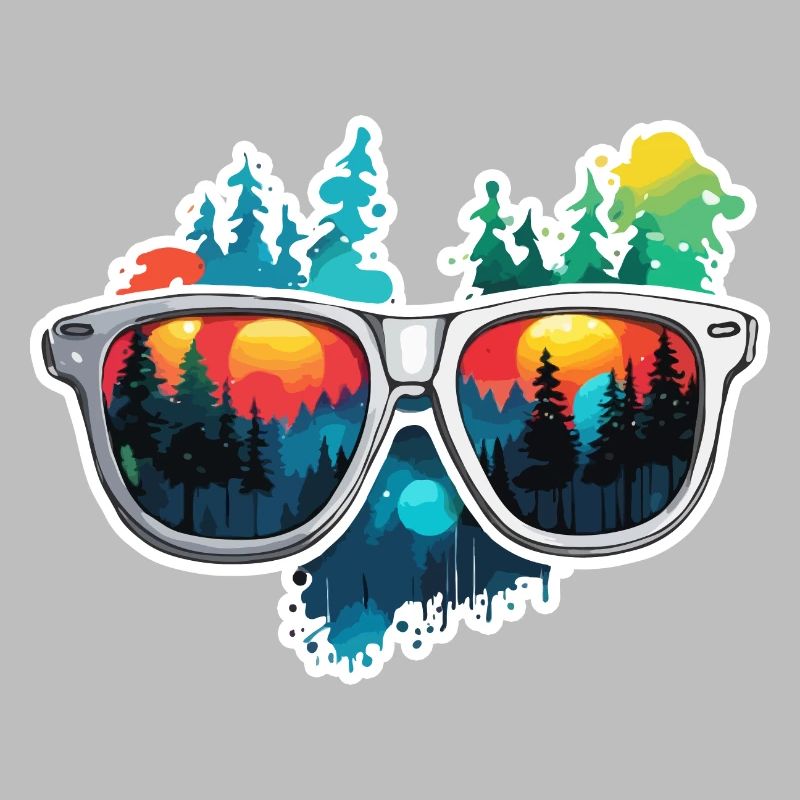 Lunettes de soleil / Reflection / Forêt / Reflection