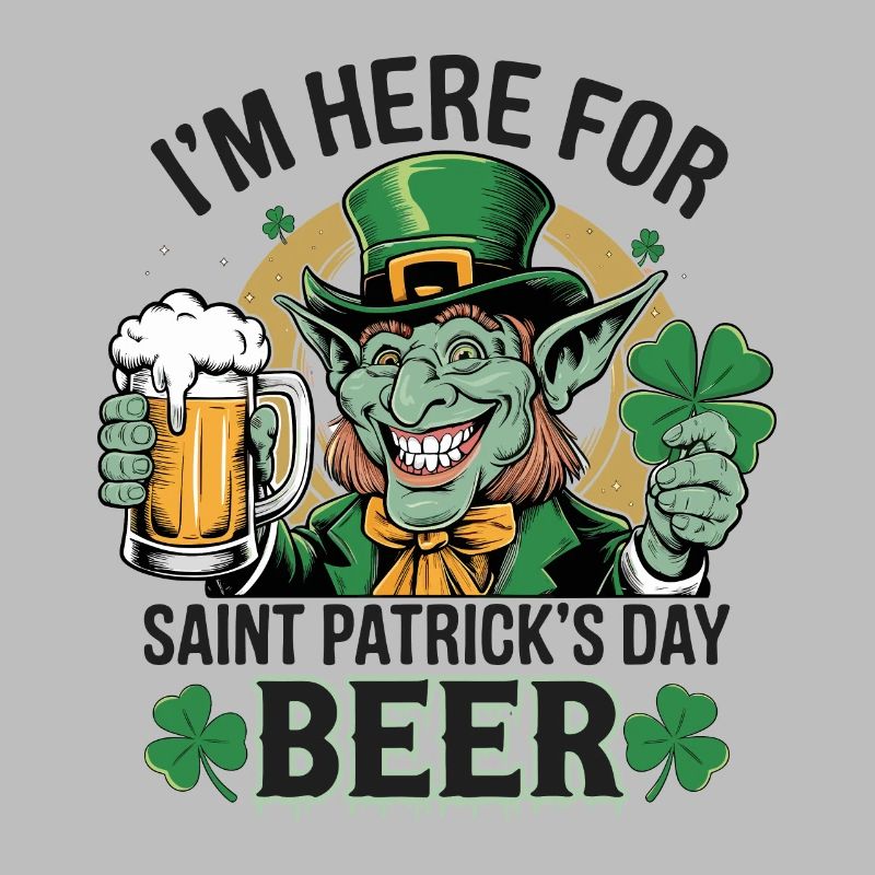 Saint-Patrick Bière Leprechaun Kobold Bier