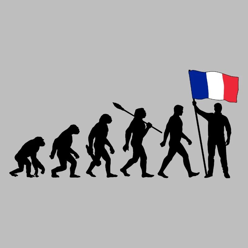 Frankreich - Evolution - Flagge - Nation