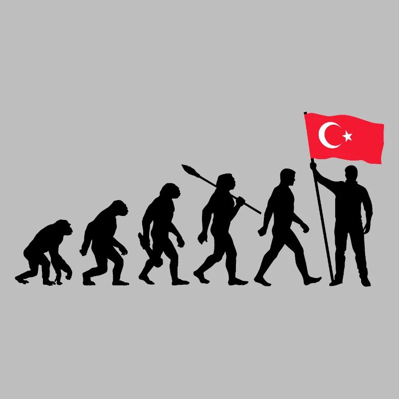 Turquie - Evolution - Drapeau - Nation