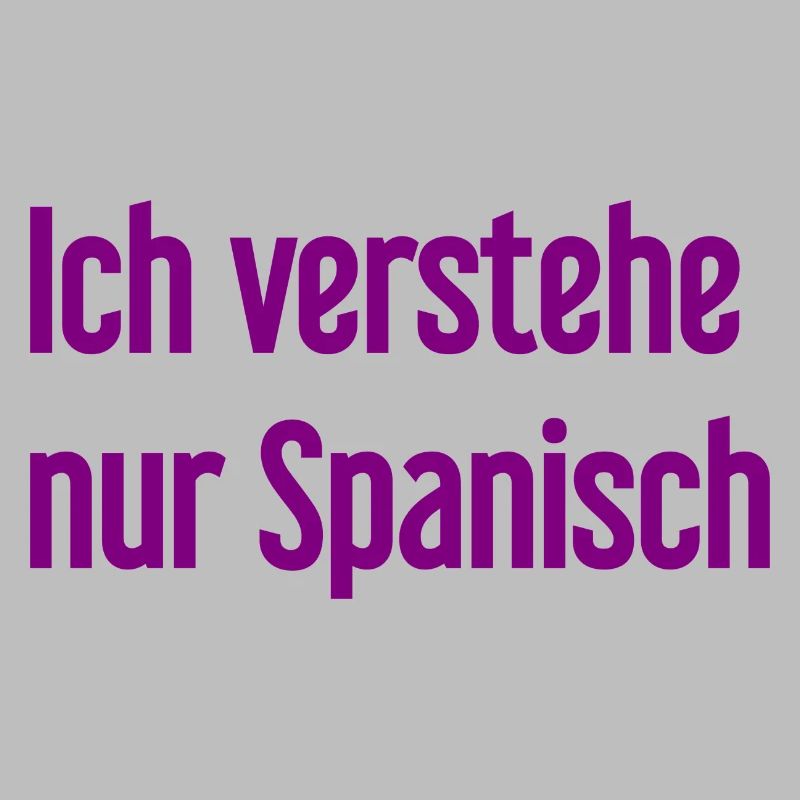 Je ne comprends que l’espagnol