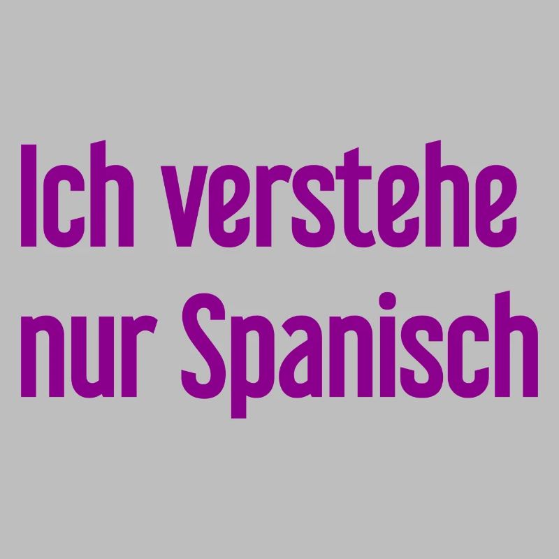 Je ne comprends que l’espagnol