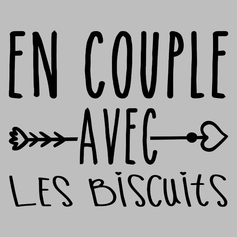 En Couple avec Biscuits, cadeau Fans de Biscuits