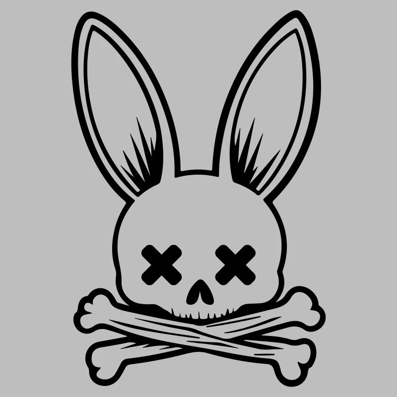 Squelette de crâne de lapin