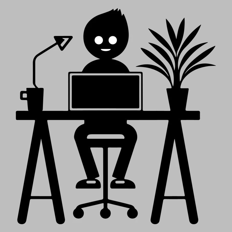 Arbeiter Computer Job Lernen