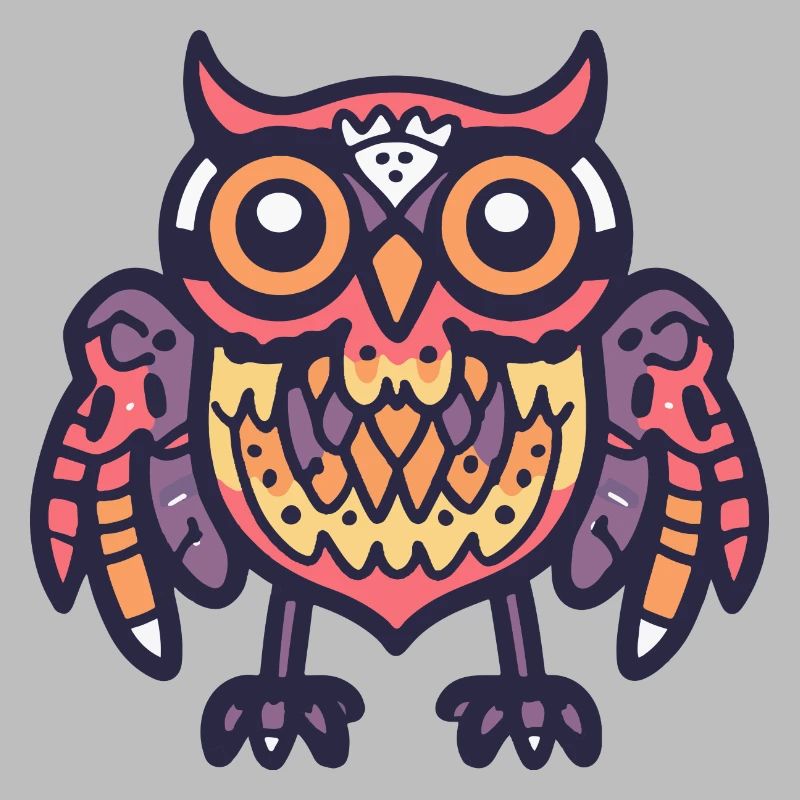 Owl Halloween Comic Zombie