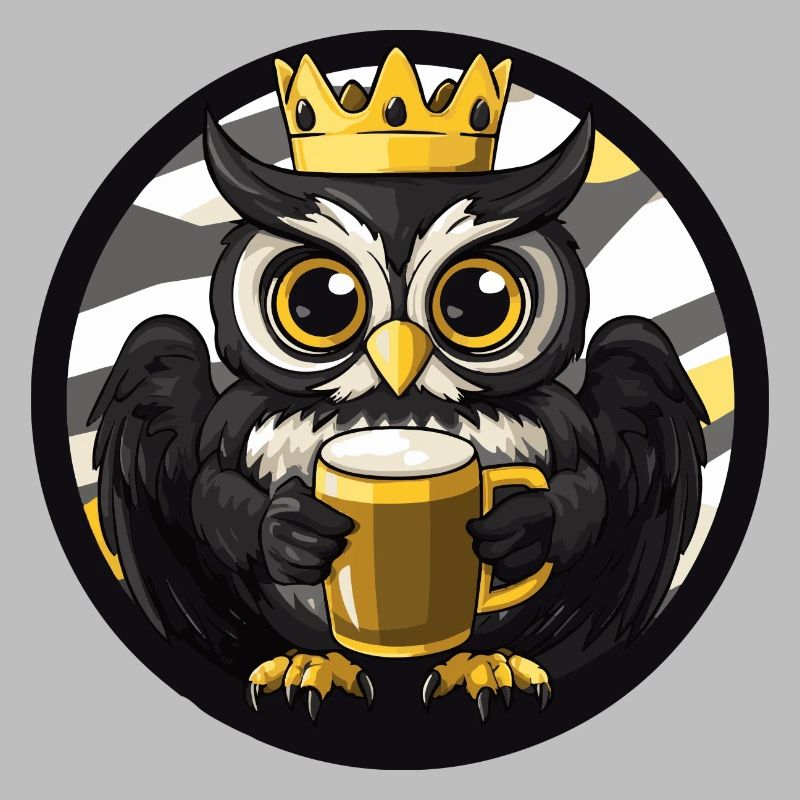 Eule Bier Comic