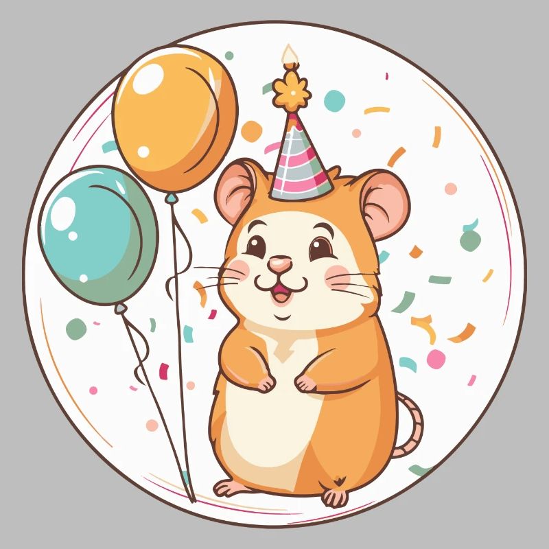 Hamster Geburtstag Comic