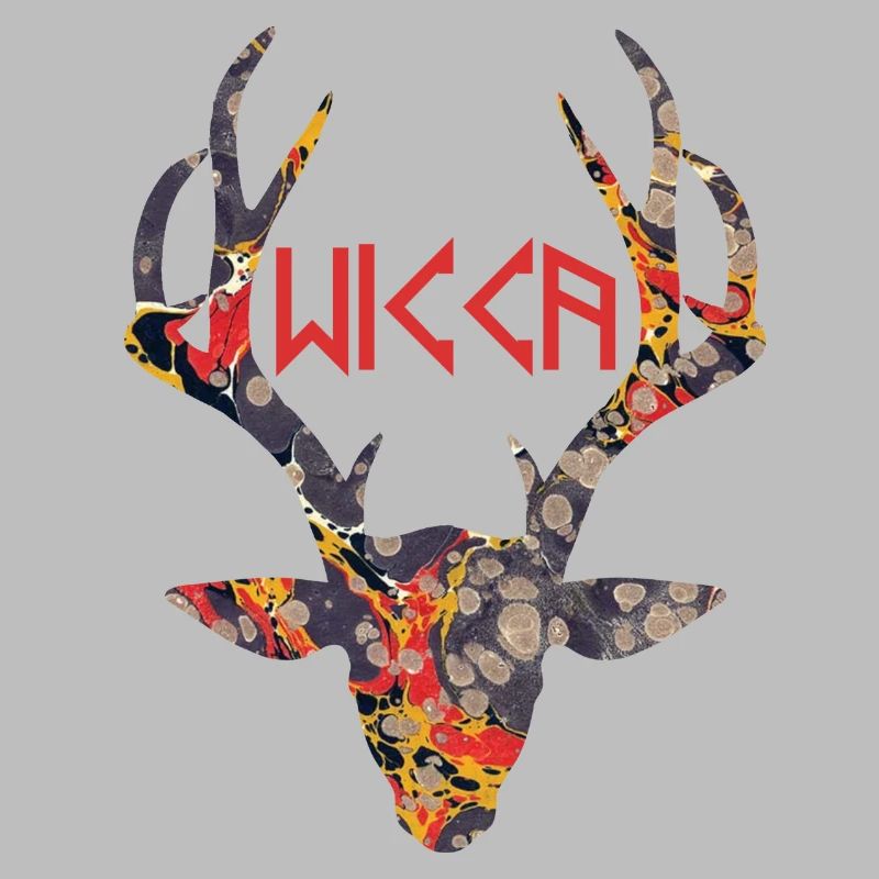 hirschkopf mit wicca e 202