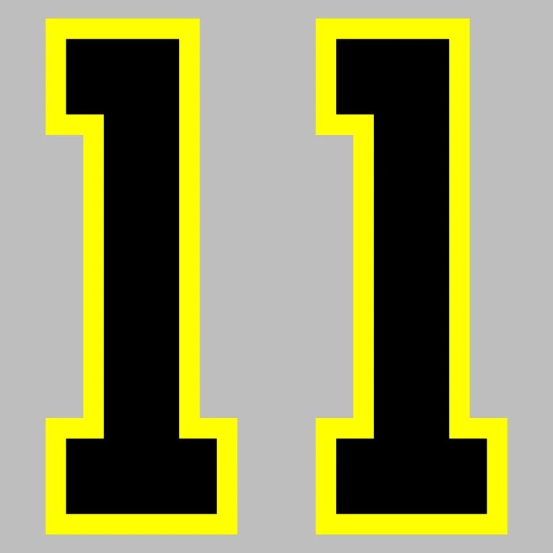 Maillot à 11 numéros